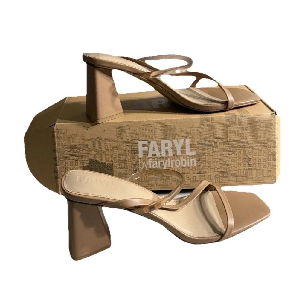 Farylrobin nude strappy